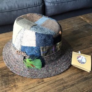 Hanna hats | NWT wool patchwork hat made in Ireland size large